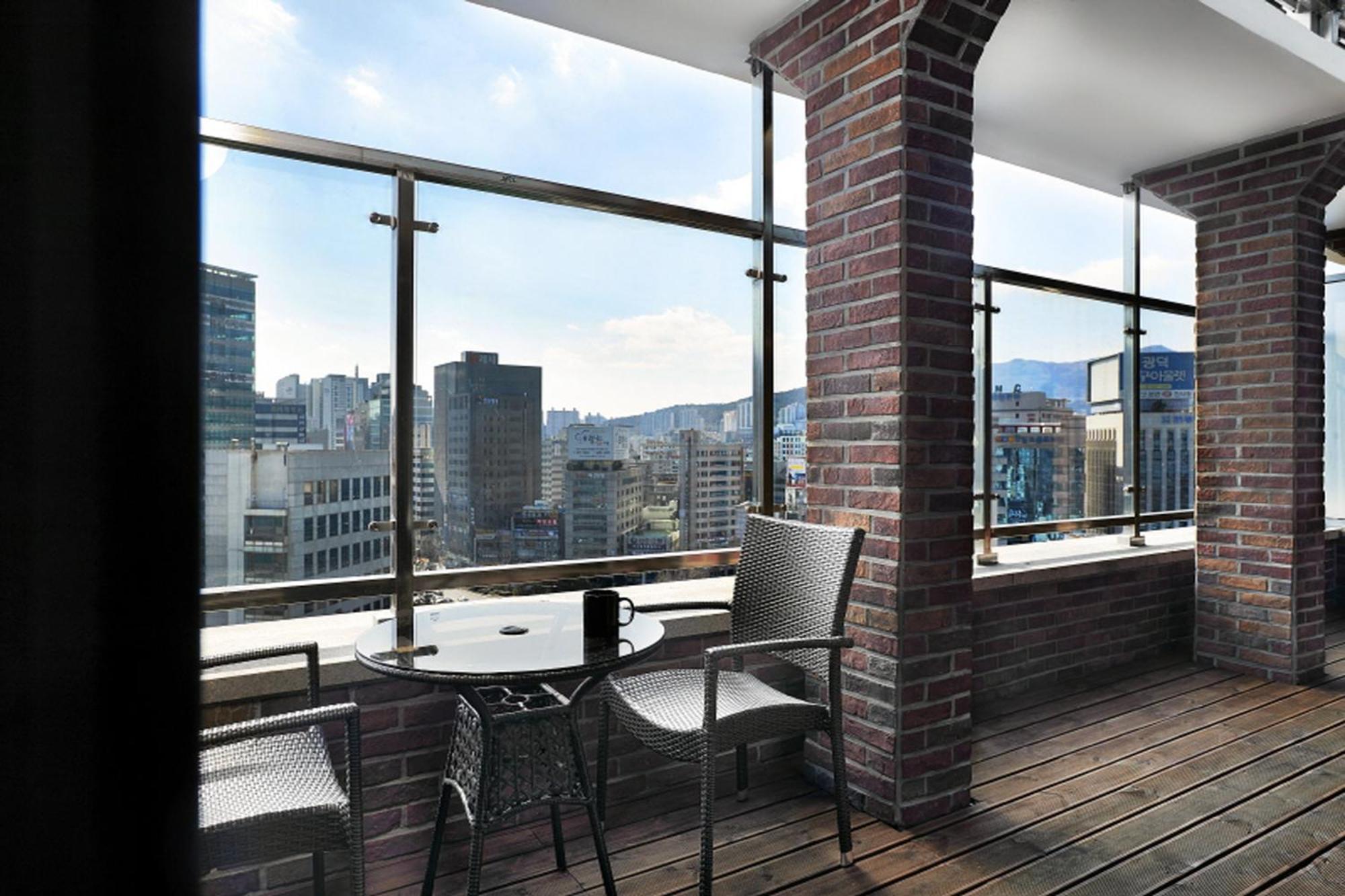 Arban City Hotel Busan Bagian luar foto